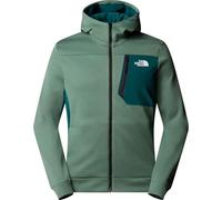 The North Face Men's Mountain Athletics Full Zip Fleece Jacket, Duck Green/Deep Nori, L