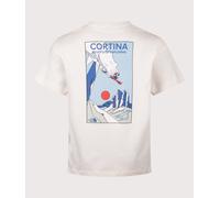 The North Face Mens Mountain Celebration Graphic T-Shirt - Colour: QLI1 White Dune - Size: Medium