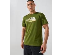 The North Face Mens Mountain Line T-Shirt, Green, Size L, Men Green