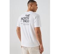 The North Face Mens Mountain Sketch Graphic T-Shirt, White, Size S, Men White