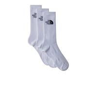 THE NORTH FACE Mens Multi Sport Performance Cushioned Crew Socks 3 Pack, White, Size L, Men White