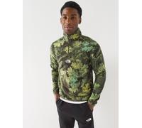 The North Face Mens Novelty Logo Glacier 1/4 Zip Fleece, Green, Size 2Xl, Men Green