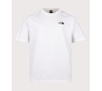 THE NORTH FACE Mens Short Sleeve Essential Oversize Tee - White, White, Size Xl, Men White