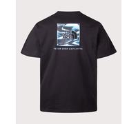 The North Face Mens Oversized Fit Liquid NSE Box Graphic T-Shirt - Colour: JK31 TNF Black - Size: Medium