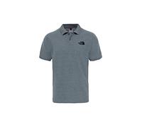 The North Face Men's Piquet Polo - TNF Medium Grey Heather Std/TNF Black, 2X-Large