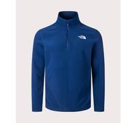 The North Face Mens Quarter Zip 100 Glacier Fleece Sweatshirt - Colour: D1R1 Estate Blue - Size: Small Small