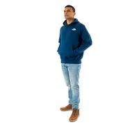 The North Face Men's Raglan Box Nse Hooded Sweatshirt, Estate Blue/Tnf White, M