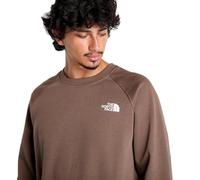 The North Face Men's Raglan Redbox Crew Sweatshirt, Smokey Brown, XS