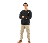 The North Face Raglan Box NSE Crew Sweatshirt black white logo - S