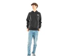 THE NORTH FACE Men's Raglan Redbox Hooded Sweatshirt, Tnf Black/Tnf White, XS