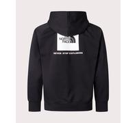 The North Face Mens Raglan Redbox Hoodie - Colour: KY41 TNFBlack/TNF White - Size: Medium