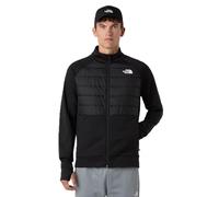 The North Face Men's Reaxion 2.0 Fleece Hybrid Full Zip Jacket, Tnf Black Heather, XXL