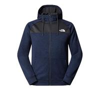 The North Face Men's Reaxion Fleece Full Zip Hooded Jacket, Summit Navy Dark Heathe, L