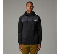 The North Face Mens Reaxion Fleece Full-Zip Hoodie TNF Black-Asphalt Grey- - Size X-Small