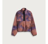 The North Face Men's Red Box Printed Half Zip Fleece Grounded Plum Large