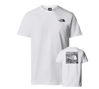 The North Face Men's Redbox Celebration T-Shirt White Classic Fit Heritage Style