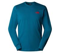 The North Face Mens Redbox Long Sleeve T-Shirt Red M