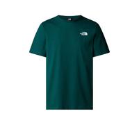The North Face Mens Redbox T-Shirt Green/Blue Cotton - Size 2XL