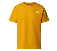 The North Face Men's S/S Redbox T-Shirt, Summit Gold/TNF Black, XL