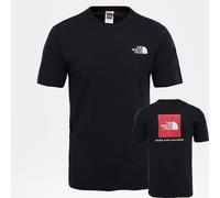 The North Face Men's Redbox Tee Short Sleeve Cotton T-Shirt Black Red