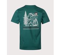 The North Face Mens Regular Fit Monte Graphic T-Shirt - Colour: N4J1 Pacific Teal - Size: Large