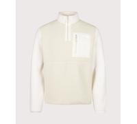 The North Face Mens Regular Fit Yumiori Quarter Zip Fleece - Colour: MIA Desert Stone/White - Size: Medium