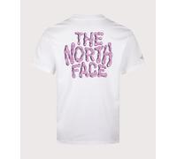 The North Face Mens Relaxed Fit Drip Logo T-Shirt - Colour: FN41 TNF White - Size: Medium