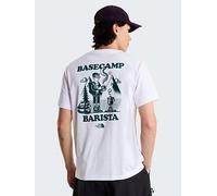 The North Face Men's Relaxed Graphic Cotton T-Shirt with Back Print, White, Size 2Xl, Men White