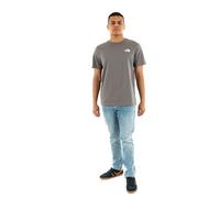 The North Face Men's S/S Box NSE T-Shirt, Smoked Pearl/Hero Blue, M