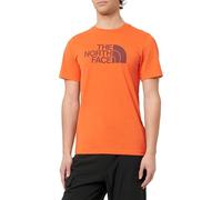 The North Face Men's S/S Easy T-Shirt, Crimson Orange/Alpine P, S