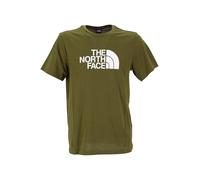 THE NORTH FACE Men's S/S Easy T-Shirt, Forest Olive/TNF White, M