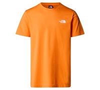 The North Face Men's S/S Simple Dome T-Shirt, Digital Orange, XXL