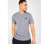 THE NORTH FACE Men's Short Sleeve Simple Dome Tee - Grey, Grey, Size M, Men Grey