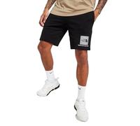 THE NORTH FACE Mens Small Box Logo Shorts TNF Black Silver Reflective Short (UK, Alpha, S, Regular, Regular, Black)