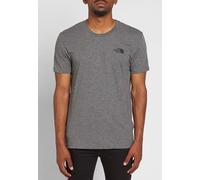 The North Face Mens SS Simple Dome T Shirt Grey Cotton - Size X-Large