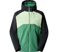 The North Face Men's Stratos Jacket, Dpgrssgrn/Lmcrm/Asphltgry, M