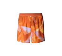 The North Face Men's Sunriser 7In Reg Shorts, Digital Orange Prisms P, M