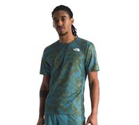 The North Face Men's Sunriser S/S T-Shirt, Algae Blue Mountain Tra, S