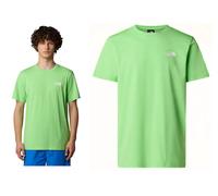 The North Face Mens T Shirt Crew Neck Meta Lime Simple Dome Spring Summer Tee
