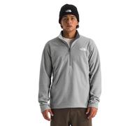 The North Face Men's Textured Cap Rock Quarter Zip Pullover - 1/4 Zip Fleece Jacket with a Classic Fit & Embroidered Logo, TNF Light Grey Heather, Sma