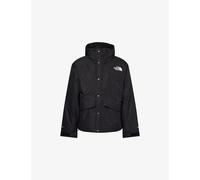 The North Face Mens The North Face Mountain Hooded Woven-Down Jacket Black M