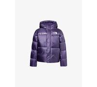 The North Face Mens The North Face Pertex Hooded Shell-Down Jacket Dark Purple XL