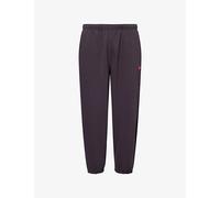 The North Face Mens The North Face Redbox Embroidered Logo-Patch Cotton-Jersey Joggers Obsidian XS