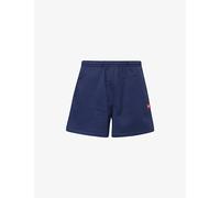 The North Face Mens The North Face Relaxed-Fit Logo-Patch Cotton-Blend Shorts Summit Navy S