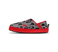 THE NORTH FACE Men's Thermoball Traction Mule V, TNF Black Half Dome Tagline Toss/Fiery Red, 9 UK