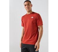 The North Face Mens Vertical Logo Graphic T-Shirt, Red, Size L, Men Red