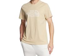 The North Face Mens Woodcut Dome T Shirt Gravel - Beige Cotton - Size Large