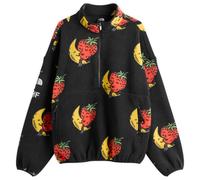 The North Face Men's x Sky High Farm Sherpa Fleece 1/2 Zip Tnf Black/Strawberry Moon Print Medium