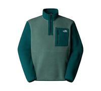 The North Face Men's Yumiori 1/4 Zip Sweatshirt, Duck Green/Deep Nori/Tn, L