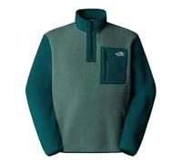 The North Face Men's Yumiori 1/4 Zip Sweatshirt, Duck Green/Deep Nori/Tn, XXL